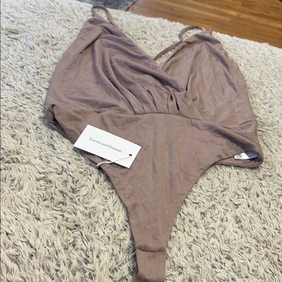 Lovers + Friends Dusty Pink Bodysuit - Picture 1 of 5